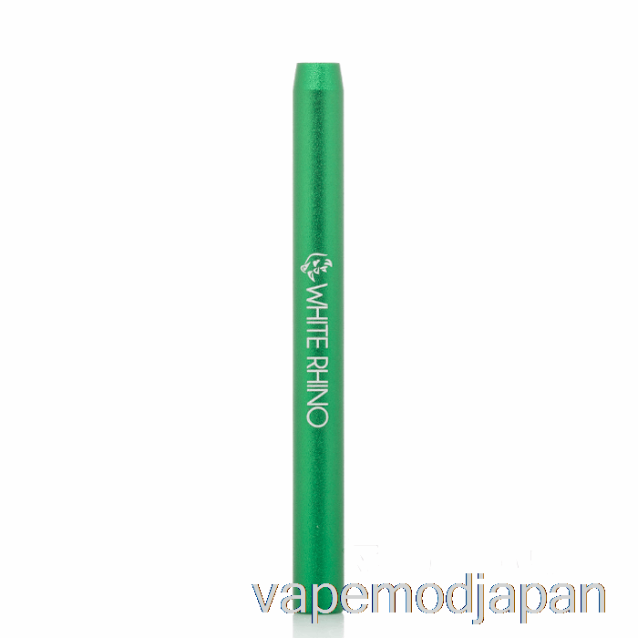 VAPE MOD ホワイト ライノ メタル バット テイスター パイプ グリーン